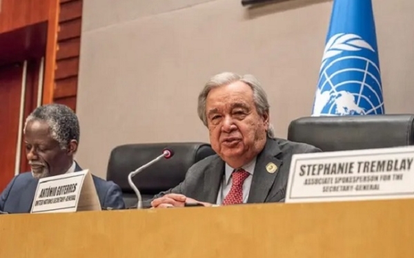 امریکہ اور ایران کے بیچ فائر بندی معاہدہ کا اقوام متحدہ کے سکریٹری جنرل نے خیر مقدم کیا