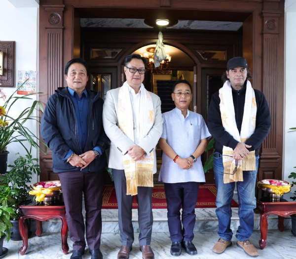 SIKKIM-Union-Minister-Kiren-Rijiju-Prem-Singh-Tama