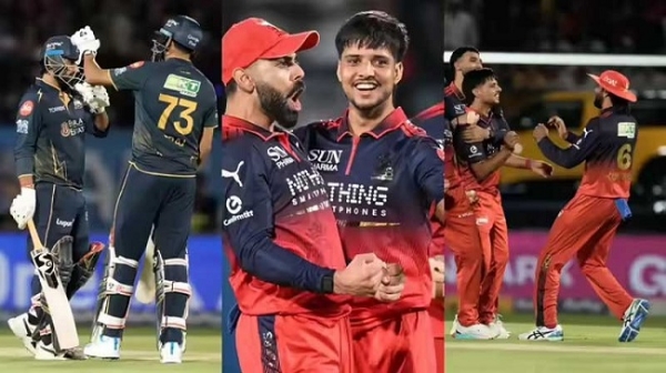 آر سی بی لگاتار دوسرے آئی پی ایل سیزن کے فائنل میں، گجرات کو 92 رن سے ہرا کر تاریخ رقم کی