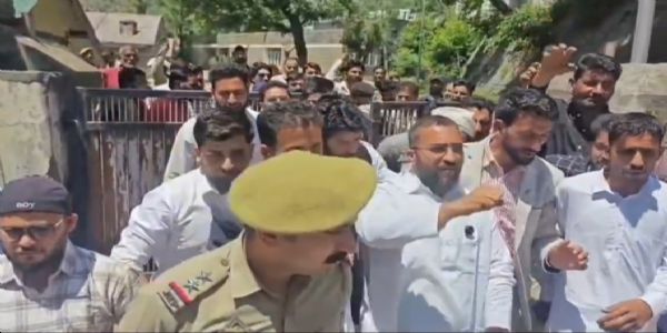 ساولاکوٹ ہائیڈرو الیکٹرک پروجیکٹ کی تعمیر پر رامبن میں احتجاج