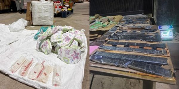 کیرالہ میں 24 کلو منشیات برآمد، پانچ گرفتار