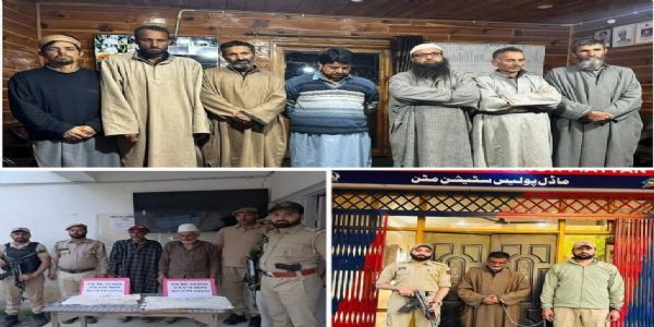 جنوبی کشمیر میں ایک ہی دن میں 10 پوست کاشت کار گرفتار