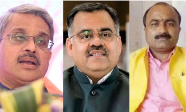 مدھیہ پردیش سے راجیہ سبھا کے تینوں امیدواروں کی تصویر مدھیہ پردیش سے راجیہ سبھا کے تینوں امیدواروں کی تصویر