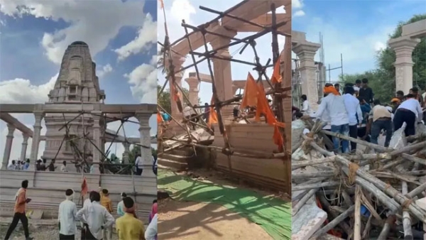 Accident Maha Parbhani Temple Collapse Accident Maha Parbhani Temple Collapse