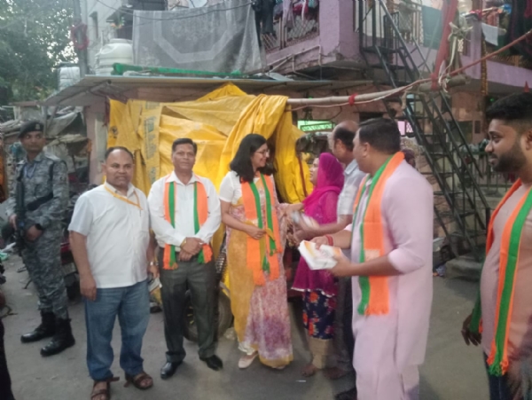 DELHI-BJP-DOOR-CAMPAIGN-HIGHLI DELHI-BJP-DOOR-CAMPAIGN-HIGHLI