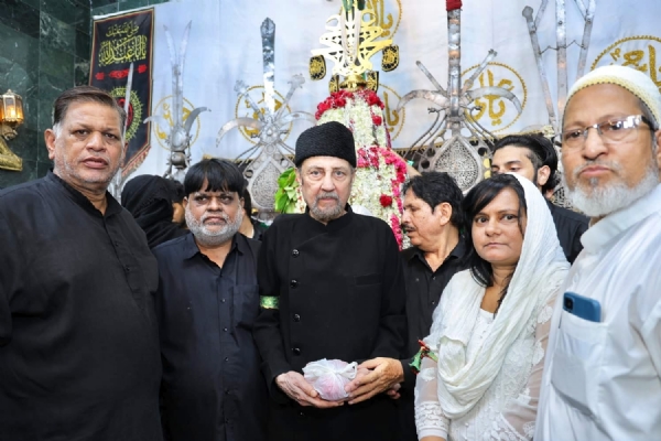 نواب رونق یار خان کی الاوہ بی بی مبارک اور دیگر عاشور خانوں پر حاضری، بھائی چارے، اتحاد اور مذہبی ہم آہنگی کا پیغام