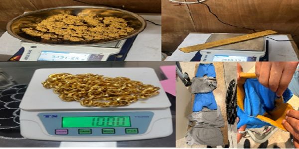 ڈی آر آئی نے 15 کلو غیر ملکی سونا ضبط، 15 افراد گرفتار