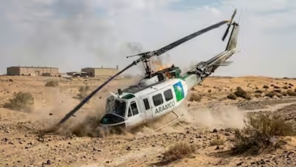راس تنورة میں سعودی آرامکو کا ہیلی کاپٹر گر کر تباہ، 14 افراد جاں بحق