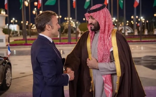سعودی ولی عہد اور فرانسیسی صدر کا امریکہ-ایران مفاہمتی یادداشت پر تبادلہ خیال