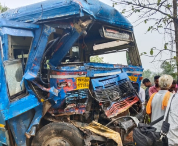 ACCIDENT MAHA BHANDARA ST BUS ACCIDENT MAHA BHANDARA ST BUS