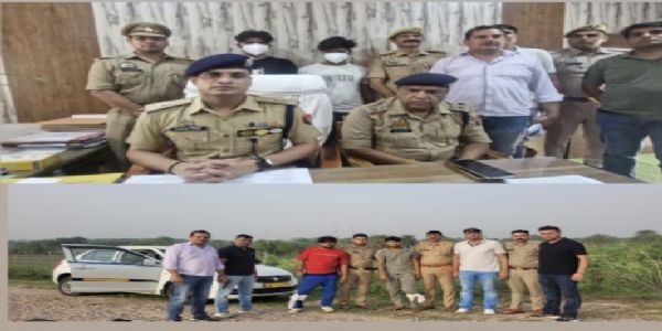 پولیس تصادم میں چار لٹیرے گرفتار، دو کو پیر میں لگی گولی