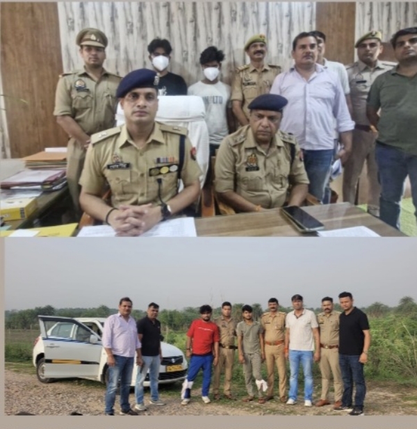 پولیس تصادم میں چار لٹیرے گرفتار، دو کو پیر میں لگی گولی پولیس تصادم میں چار لٹیرے گرفتار، دو کو پیر میں لگی گولی