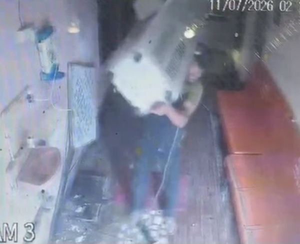 CRIME MAHA HEAVY WATER COOLER THEFT