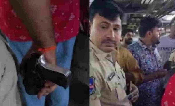 حیدرآباد کے لولو مال میں ایک شخص پستول لیکر داخل ہوگیا حیدرآباد کے لولو مال میں ایک شخص پستول لیکر داخل ہوگیا