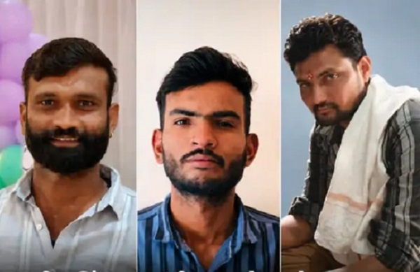 حادثے میں ہلاک تینوں دوستوں کی تصویر حادثے میں ہلاک تینوں دوستوں کی تصویر