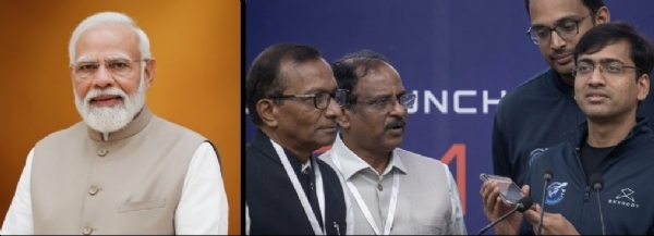 PM-MODI-SKYROOT-VIKRAM-1- PM-MODI-SKYROOT-VIKRAM-1-