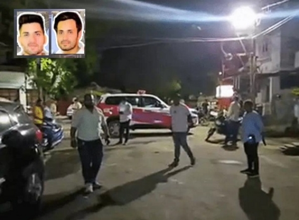 حادثے کے بعد پولیس موقع پر پہنچی حادثے کے بعد پولیس موقع پر پہنچی
