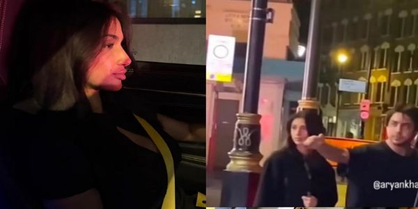 لندن کی سڑکوں پرمسٹری گرل کے ساتھ گھومنے نظر آئے آرین خان