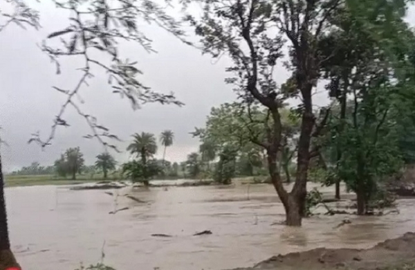 آشٹہ میں کئی گاوں میں ندی کا پانی گھس گیا آشٹہ میں کئی گاوں میں ندی کا پانی گھس گیا
