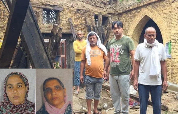 سونی پت میں بارش کے دوران خستہ حال مکان منہدم، ایک ہی گھر کی دوخواتین کی موت