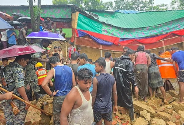 بنگلہ دیش میں بارش سے لینڈ سلائیڈنگ، ملبہ مدرسے پر گرا، آٹھ افراد جاں بحق