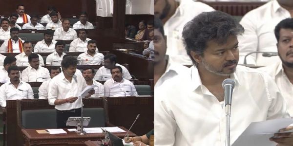 تمل ناڈو اسمبلی نے ریاستی حکومت کے پروگراموں کے آغاز میں ریاستی گیت