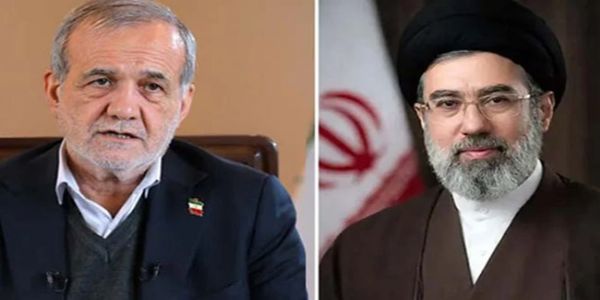 استعفیٰ کی خبروں کے درمیان ایرانی صدر پزشکیان کی سپریم لیڈر مجتبیٰ خامنہ ای سے اہم ملاقات
