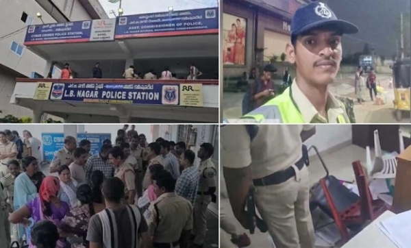 ایل بی نگر پولیس اسٹیشن میں کانسٹیبل کی خودکشی ایل بی نگر پولیس اسٹیشن میں کانسٹیبل کی خودکشی