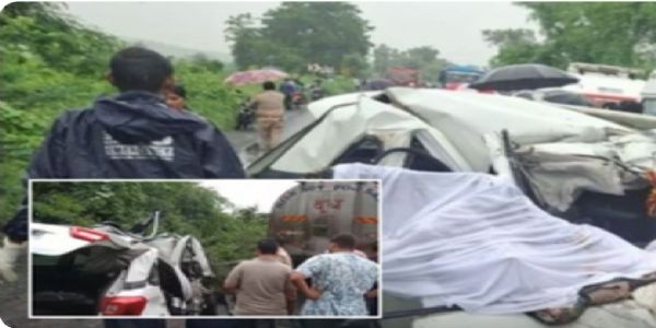 دودھ کے ٹینکر نے کار کو ٹکر ماری، ایک ہی خاندان کے 3 افراد ہلاک