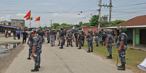نیپال کے سنسری میں خاتون کے زخمی ہونے کے بعدپھر کشیدگی، پولیس تعینات