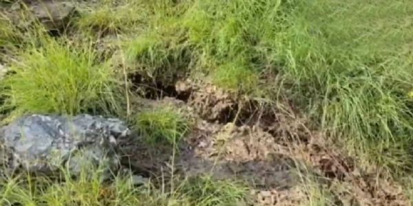 رامبن کے راج گڑھ میں زمین دھنسنے سے مکانات کو نقصان