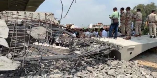 سانبہ کے وجے پور میں زیر تعمیر فلائی اوور منہدم، ایک شخص جاں بحق