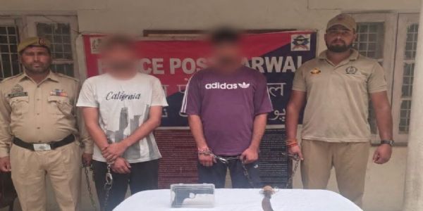 جموں کے نروال علاقے میں پستول اور تیز دھار ہتھیار سمیت ایک شخص گرفتار