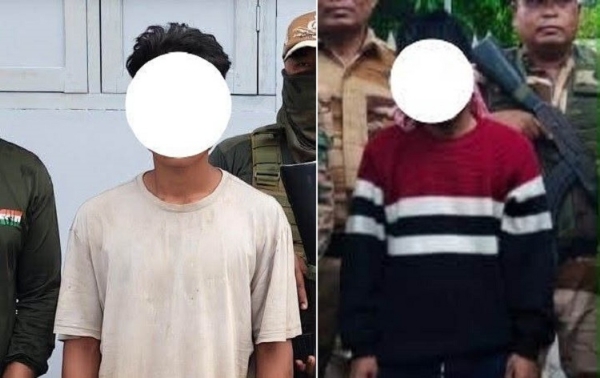 منی پور میں سکیورٹی فورسز کی دو الگ الگ کارروائیاں، دو انتہا پسند تنظیموں کے سرگرم کارکن گرفتار