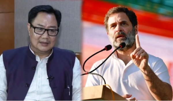 संसदीय कार्य मंत्री किरेन रिजिजू और लोकसभा में विपक्ष के नेता राहुल गांधी (फाइल फोटो) संसदीय कार्य मंत्री किरेन रिजिजू और लोकसभा में विपक्ष के नेता राहुल गांधी (फाइल फोटो)