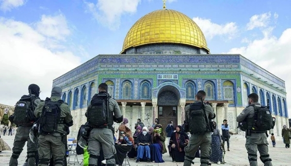 مسجد اقصیٰ پر یہودی انتہاپسندوں کا دھاوا، 480 افراد صحن میں داخل