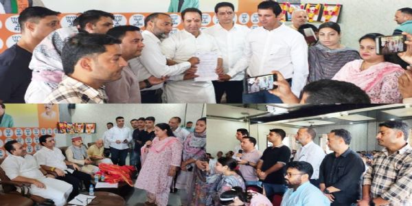 این ایچ ایم ملازمین کے ایک وفد نے سنیل شرما سے ملاقات کی۔