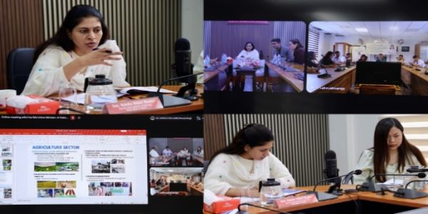مرکزی وزیر مملکت برائے کھیل رکشا کھڈسے کی میزورم میں جائزہ میٹنگ ،نچلی سطح پر کھیل اور نوجوانوں کی شمولیت پر زور