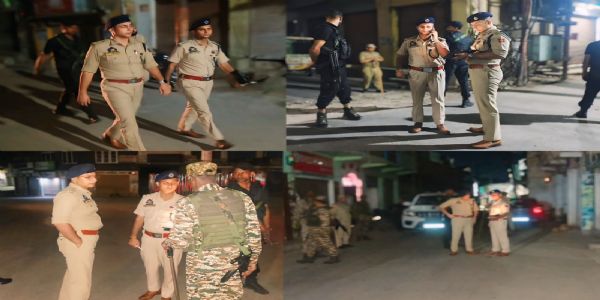 کشتواڑ میں پولیس کی خصوصی گشت اور ناکہ بندی