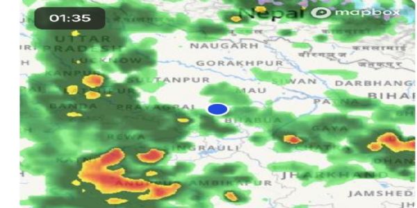 پریاگ راج سمیت اتر پردیش کے کئی اضلاع میں بدھ کو گرج چمک کے ساتھ بارش کے امکانات