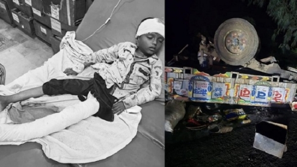 مندسور میں مزدوروں سے بھری ٹریکٹر ٹرالی کو منی ٹرک نے پیچھے سےٹکر ماری ، خاتون اور بچی ہلاک، 17 زخمی مندسور میں مزدوروں سے بھری ٹریکٹر ٹرالی کو منی ٹرک نے پیچھے سےٹکر ماری ، خاتون اور بچی ہلاک، 17 زخمی
