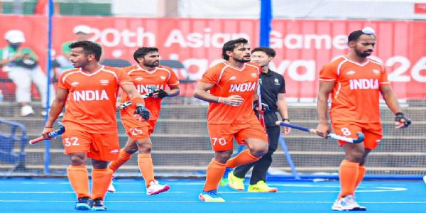 ایشین گیمز میں بھارتی مردوں کی ہاکی ٹیم کی دھماکہ خیز شروعات، انڈونیشیا کو 13-1 سے شکست