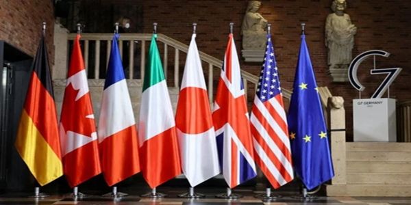 جی 7 کا ایران سے حوثیوں کی حمایت ختم کرنے کا مطالبہ، بحیرۂ احمر کی سلامتی پر تشویش