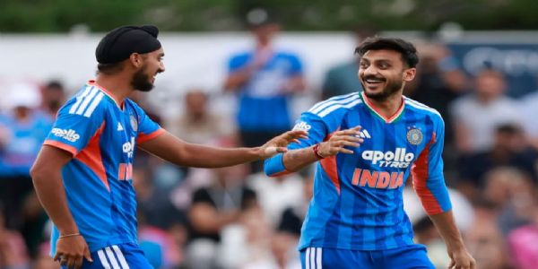 اکشر پٹیل کی شاندار گیند بازی، بھارت نے واحد ٹی20 میں جاپان کو 2 رنوں سے ہرایا