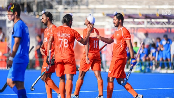 بھارتی مردوں کی ہاکی ٹیم نے ایشیائی کھیلوں کی تاریخ میں جنوبی کوریا کے خلاف سب سے بڑی جیت درج کی بھارتی مردوں کی ہاکی ٹیم نے ایشیائی کھیلوں کی تاریخ میں جنوبی کوریا کے خلاف سب سے بڑی جیت درج کی