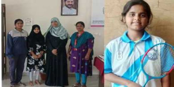 طالبہ تبسم سینئر نیشنل بال بیڈمنٹن مقابلوں کے لئے منتخب