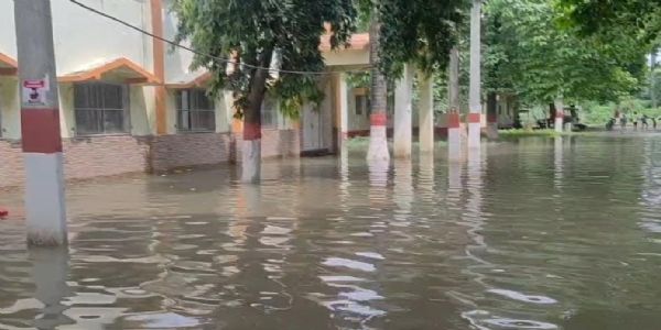 تلکا مانجھی بھاگلپور یونیورسٹی کے احاطہ میں داخل ہوا پانی
