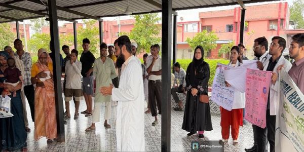 علی گڑھ مسلم یونیورسٹی کے شعبہ کمیونٹی میڈیسن کی جانب سے غذائیت بیداری پروگرام منعقد